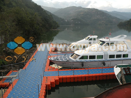 Boat dock in Lanchangjiang
