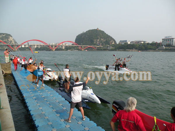 Motor-boats Dock for 2008 U.I.M Powerboat World Championship of liuzhou,China